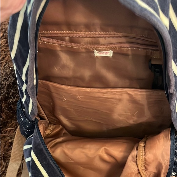 Mossimo Striped Navy and White Backpack - Picture 6 of 7